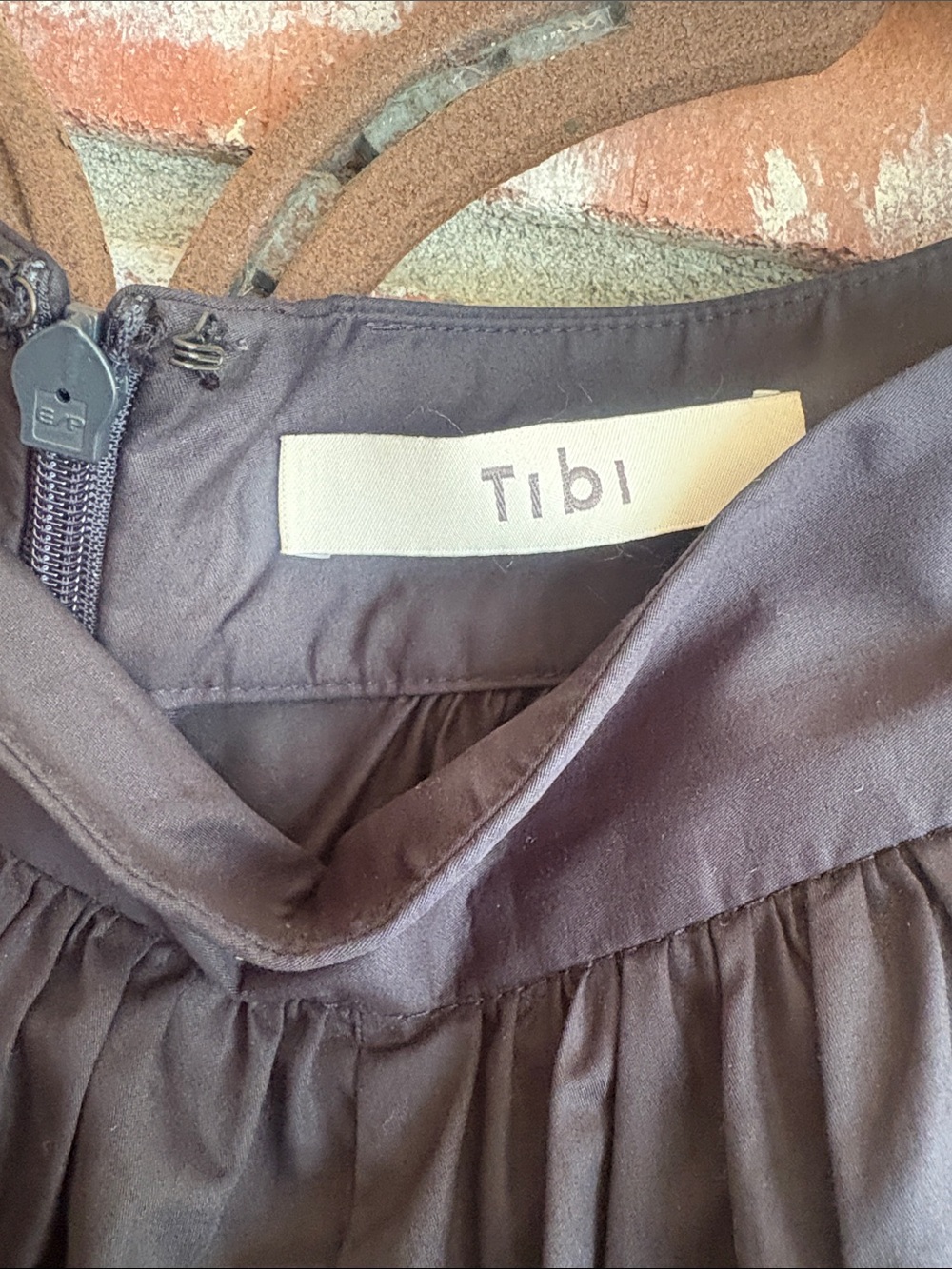 TIBI Ruffle Poplin Culottes In Black - Picture 7 of 11